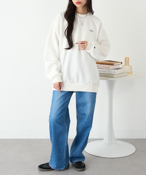 POLO BCS(ポロ ビーシーエス)の「【POLO BCS】ロイヤルスウェット Mini POLO crew neck Classical sweat ミニポロ(スウェット・レディース・ブラック/ホワイト/ネイビー/ホワイト系その他2/ブラック系その他2/ネイビー系2/グリーン・L/XL/S/M/XS)」の13枚目の写真