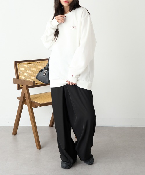 POLO BCS(ポロ ビーシーエス)の「【POLO BCS】ロイヤルスウェット Mini POLO crew neck Classical sweat ミニポロ(スウェット・レディース・ブラック/ホワイト/ネイビー/ホワイト系その他2/ブラック系その他2/ネイビー系2/グリーン・L/XL/S/M/XS)」の18枚目の写真