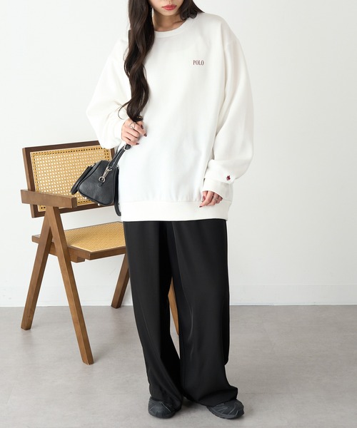POLO BCS(ポロ ビーシーエス)の「【POLO BCS】ロイヤルスウェット Mini POLO crew neck Classical sweat ミニポロ(スウェット・レディース・ブラック/ホワイト/ネイビー/ホワイト系その他2/ブラック系その他2/ネイビー系2/グリーン・L/XL/S/M/XS)」の19枚目の写真