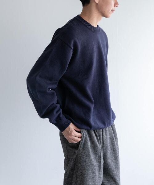 FORK&SPOON(フォークアンドスプーン)の「FORK&SPOON Winona Knits プルオーバー(ニット/セーター・メンズ・ブラウン系その他/ネイビー/ホワイト系その他・4/5)」の3枚目の写真