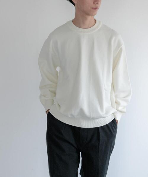 FORK&SPOON(フォークアンドスプーン)の「FORK&SPOON Winona Knits プルオーバー(ニット/セーター・メンズ・ブラウン系その他/ネイビー/ホワイト系その他・4/5)」の4枚目の写真
