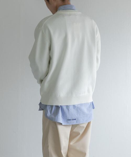 FORK&SPOON(フォークアンドスプーン)の「FORK&SPOON Winona Knits プルオーバー(ニット/セーター・メンズ・ブラウン系その他/ネイビー/ホワイト系その他・4/5)」の10枚目の写真
