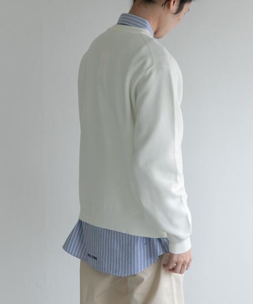 FORK&SPOON(フォークアンドスプーン)の「FORK&SPOON Winona Knits プルオーバー(ニット/セーター・メンズ・ブラウン系その他/ネイビー/ホワイト系その他・4/5)」の11枚目の写真