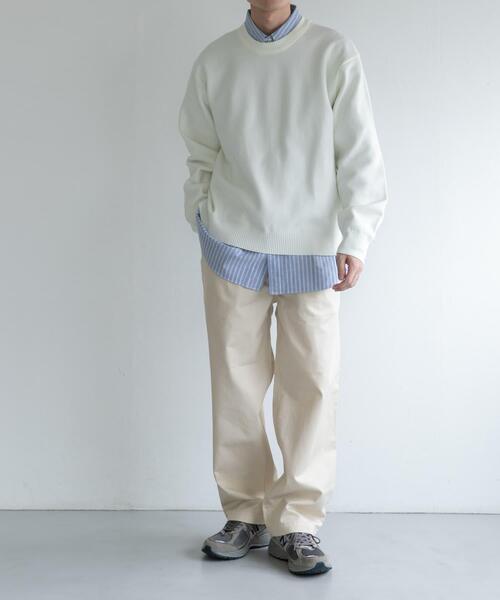 FORK&SPOON(フォークアンドスプーン)の「FORK&SPOON Winona Knits プルオーバー(ニット/セーター・メンズ・ブラウン系その他/ネイビー/ホワイト系その他・4/5)」の13枚目の写真