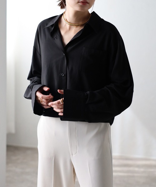 JOUR/NE  半袖　Sサイズ 小さいサイズ 袖シフォンニットプルオーバー 低身長さん・小柄