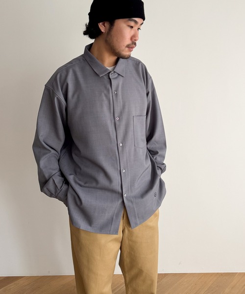 CANAL JEAN（キャナルジーン）の「RCW BLUE LABEL　ブロードシャツ（シャツ/ブラウス・レディース・ネイビー・ONE SIZE）」の10枚目の写真