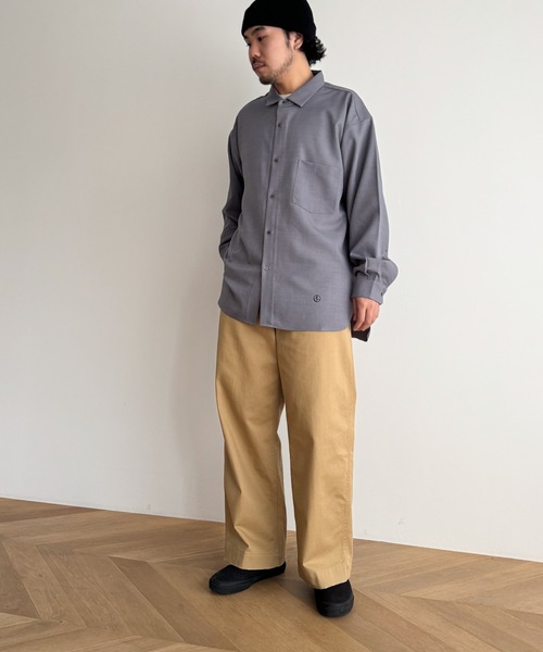 CANAL JEAN（キャナルジーン）の「RCW BLUE LABEL　ブロードシャツ（シャツ/ブラウス・レディース・ネイビー・ONE SIZE）」の11枚目の写真