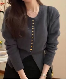 Dream garden | ウエストシェイプ ニット カ-ディガン(ニット/セーター)