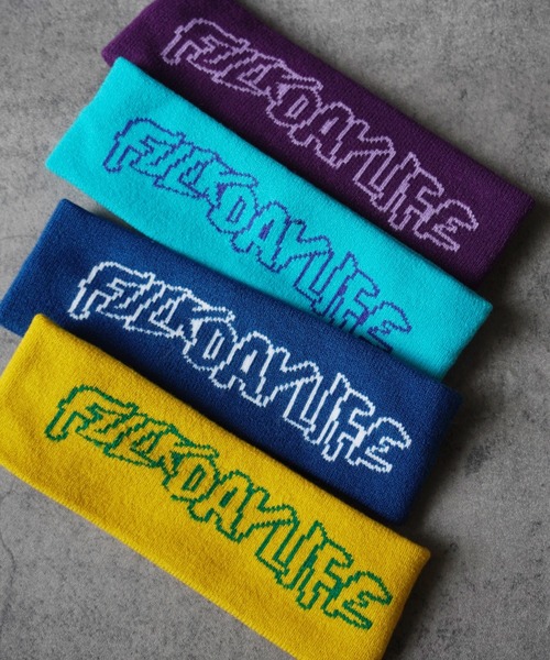 Port（ポート）の「ロゴデザイン リブ ヘアバンド #（ヘアバンド・メンズ・パープル/イエロー/ライトブルー/ブラック/ネイビー/パープル系その他・FREE）」の4枚目の写真