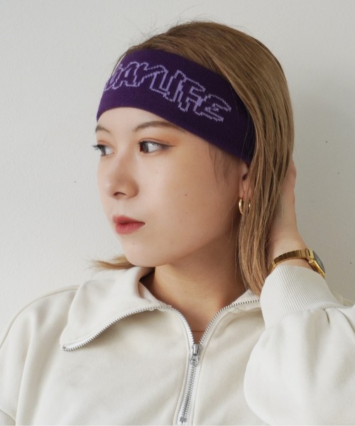 Port（ポート）の「ロゴデザイン リブ ヘアバンド #（ヘアバンド・メンズ・パープル/イエロー/ライトブルー/ブラック/ネイビー/パープル系その他・FREE）」の11枚目の写真