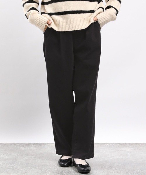 GLOBAL WORK Smile Seed Store（グローバルワーク スマイルシードストア）の「デニム起毛タックテーパードパンツ/973167（デニムパンツ・レディース・アイボリー/ブルー系その他5/スカイブルー/ブラック・LARGE/MEDIUM/SMALL/X-LARGE）」の13枚目の写真