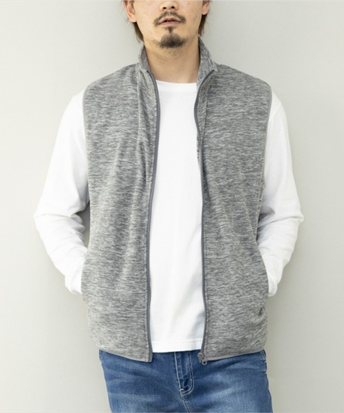 STYLEBLOCK（スタイルブロック）の「HIGHQUALITYフリースベスト（ベスト・メンズ・ネイビー/チャコール/ブラック/ブルー系その他・L/M/LL）」の3枚目の写真