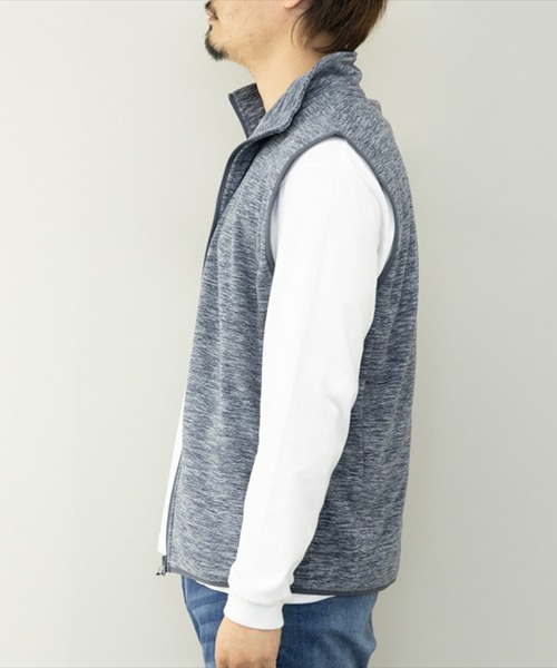STYLEBLOCK（スタイルブロック）の「HIGHQUALITYフリースベスト（ベスト・メンズ・ネイビー/チャコール/ブラック/ブルー系その他・L/M/LL）」の10枚目の写真
