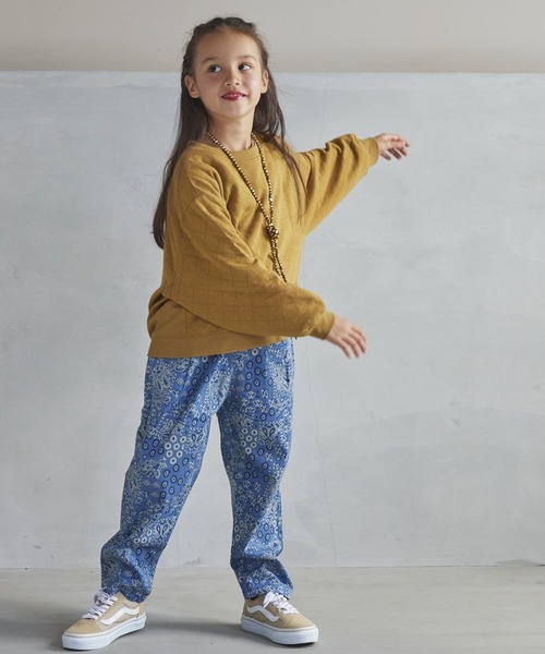 BIG FIELD（ビッグフィールド）の「キルトトレーナー（80～150cm）（スウェット・キッズ・ブラウン/パープル/チャコール/グリーン/杢グレー・120/80/150/140/130/90/110/100/95）」の10枚目の写真