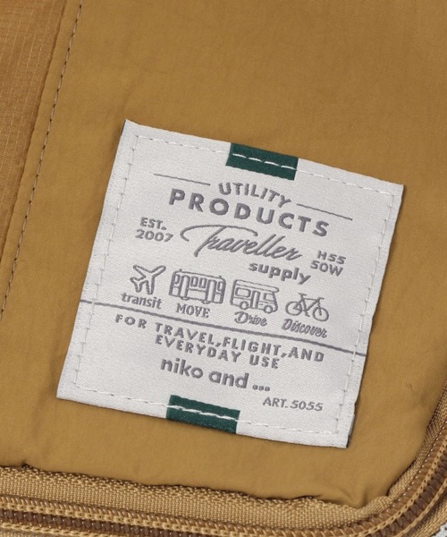 niko and...（ニコアンド）の「オリジナルパッキングポーチSサイズ（ポーチ・レディース・アイボリー/マスタード/ネイビー・XX-SMALL）」の12枚目の写真