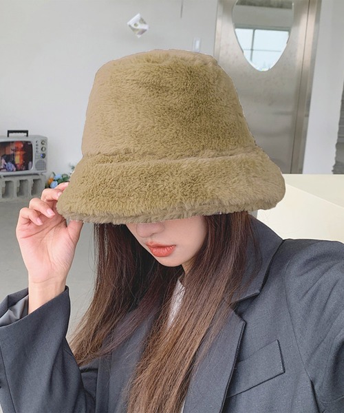 ボアバケットハット（ハット）｜Dewlily（デューリリー）の