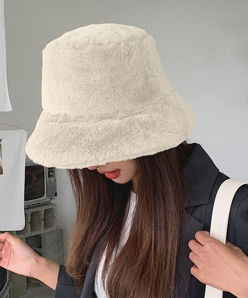 ボアバケットハット（ハット）｜Dewlily（デューリリー）の