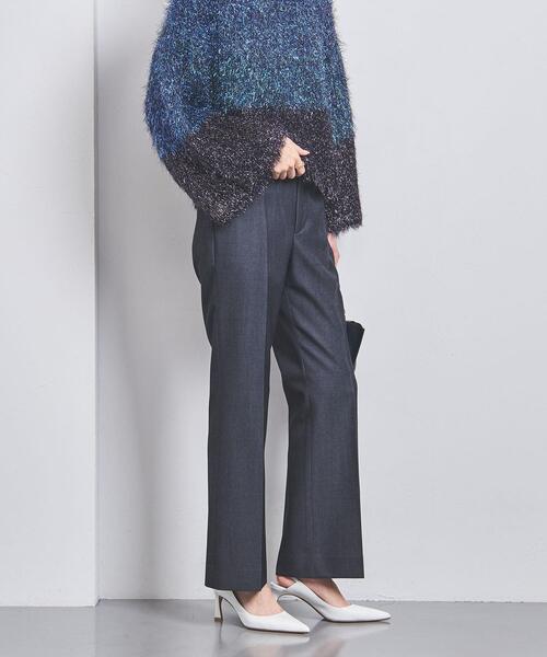UNITED ARROWS(ユナイテッドアローズ)の「フレア パンツ(スラックス・レディース・ブラック/ネイビー・40/38/36/34)」の2枚目の写真