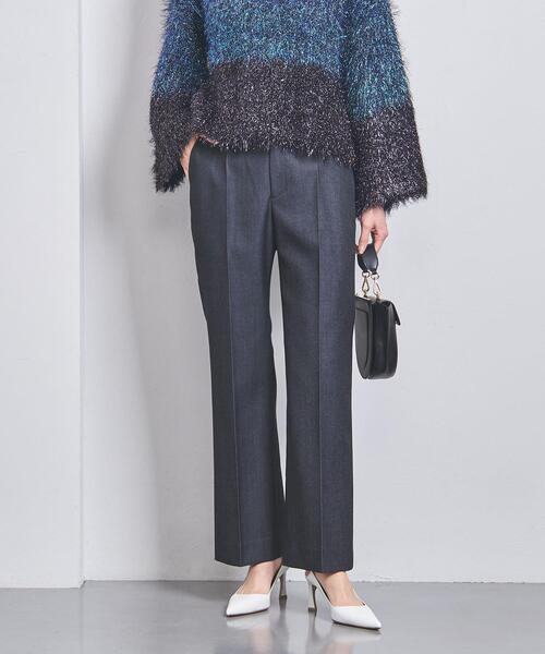 UNITED ARROWS(ユナイテッドアローズ)の「フレア パンツ(スラックス・レディース・ブラック/ネイビー・40/38/36/34)」の3枚目の写真