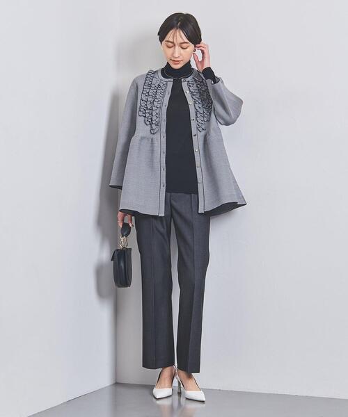 UNITED ARROWS(ユナイテッドアローズ)の「フレア パンツ(スラックス・レディース・ブラック/ネイビー・40/38/36/34)」の6枚目の写真