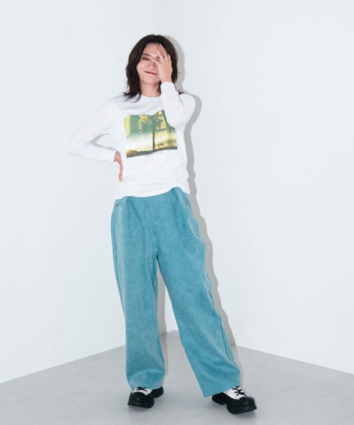 ZOZOTOWN限定】LHP×彩雪 / PHOTO PRINT ORGANIC LONG SLEEVE TEE