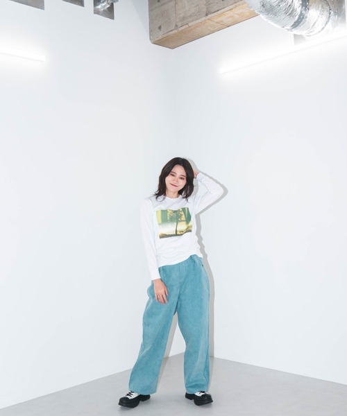 L.H.P（エルエイチピー）の「【ZOZOTOWN限定】LHP×彩雪 / PHOTO PRINT ORGANIC LONG SLEEVE TEE / フォトプリントオーガニックロンT / ays（Tシャツ/カットソー・レディース・ブラック/ホワイト・XL/XS/XXL/XXS/XXXL）」の12枚目の写真