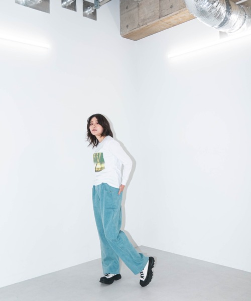 L.H.P（エルエイチピー）の「【ZOZOTOWN限定】LHP×彩雪 / PHOTO PRINT ORGANIC LONG SLEEVE TEE / フォトプリントオーガニックロンT / ays（Tシャツ/カットソー・レディース・ブラック/ホワイト・XL/XS/XXL/XXS/XXXL）」の13枚目の写真