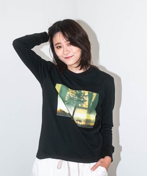 L.H.P（エルエイチピー）の「【ZOZOTOWN限定】LHP×彩雪 / PHOTO PRINT ORGANIC LONG SLEEVE TEE / フォトプリントオーガニックロンT / ays（Tシャツ/カットソー・レディース・ブラック/ホワイト・XL/XS/XXL/XXS/XXXL）」の17枚目の写真