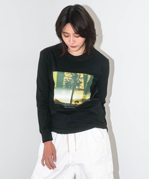 L.H.P（エルエイチピー）の「【ZOZOTOWN限定】LHP×彩雪 / PHOTO PRINT ORGANIC LONG SLEEVE TEE / フォトプリントオーガニックロンT / ays（Tシャツ/カットソー・レディース・ブラック/ホワイト・XL/XS/XXL/XXS/XXXL）」の18枚目の写真