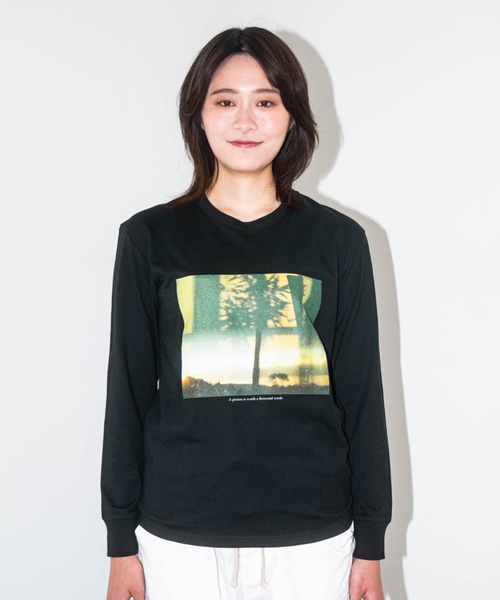 tシャツ 「ZOZOTOWN限定」LHP×彩雪 / PHOTO PRINT ORGANIC LONG SLEEVE TEE / フォトプリントオーガニ L.H.P tシャツ 「ZOZOTOWN限定」LHP×彩雪 / PHOTO PRINT ORGANIC