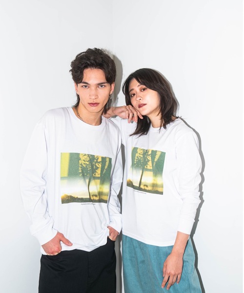 ZOZOTOWN限定】LHP×彩雪 / PHOTO PRINT ORGANIC LONG SLEEVE TEE