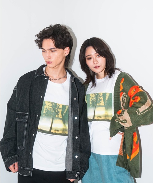 ZOZOTOWN限定】LHP×彩雪 / PHOTO PRINT ORGANIC LONG SLEEVE TEE