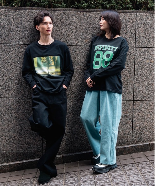 tシャツ 「ZOZOTOWN限定」LHP×彩雪 / PHOTO PRINT ORGANIC LONG SLEEVE TEE / フォトプリントオーガニ L.H.P tシャツ 「ZOZOTOWN限定」LHP×彩雪 / PHOTO PRINT ORGANIC