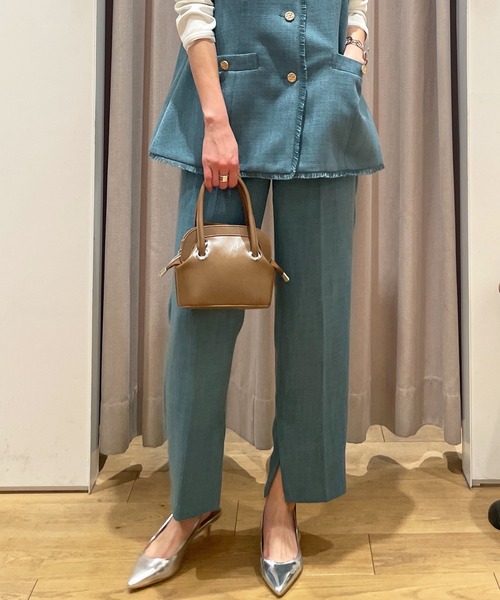 滝沢眞規子着用］セリーヌ ツイード シャスールジャケット トリオンフ