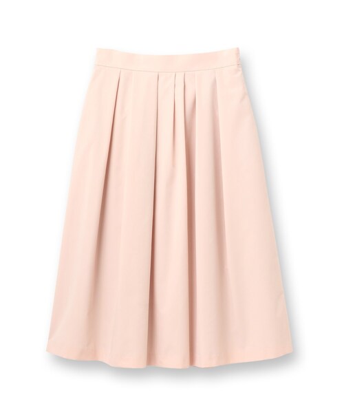 【セール】【セレモニー/タフタ素材/日本製】タックフレアスカート(スカート)|INDIVI(インディヴィ) 【セール】【セレモニー/タフタ素材/日本製】タックフレアスカート(スカート)|INDIVI(インディヴィ)
