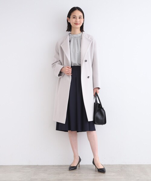 【セール】【セレモニー/タフタ素材/日本製】タックフレアスカート(スカート)|INDIVI(インディヴィ) 【セール】【セレモニー/タフタ素材/日本製】タックフレアスカート(スカート)|INDIVI(インディヴィ)