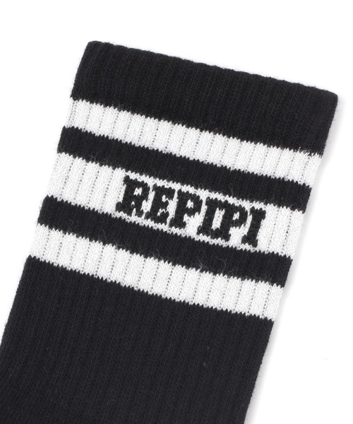 repipi armario（レピピ アルマリオ）の「カラーラメラインソックス（ソックス/靴下・キッズ・グリーン/ブラック×ホワイト/パープル/グレー/ホワイト×ブラック/ピンク・FREE）」の7枚目の写真