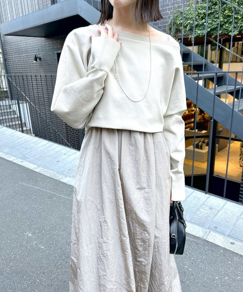 mystic（ミスティック）の「バルーンワンピースセット（ワンピース・レディース・アイボリー/ブラック/ベージュ・1/2）」の6枚目の写真