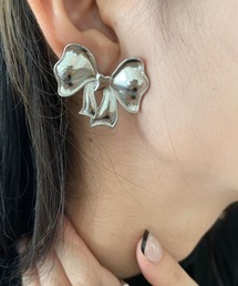 LYEON | リボンモチーフピアス(ピアス（両耳用）)