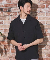 UNION STATION（ユニオンステーション）の「楊柳カチオン半袖開襟シャツ（シャツ/ブラウス）」