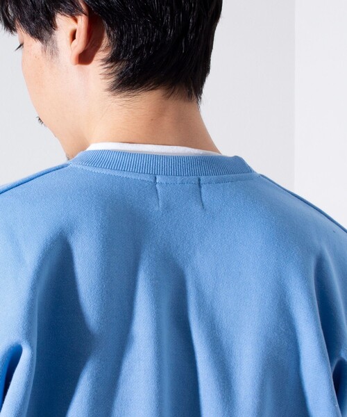 GLOSTER(グロスター)の「【限定展開】【GLOSTER/グロスター】ベーシック クルーネックスウェット プルオーバー 裏パイル(スウェット・メンズ・アッシュグレー/ブラック/サックスブルー/アイボリー・S/M/L)」の11枚目の写真