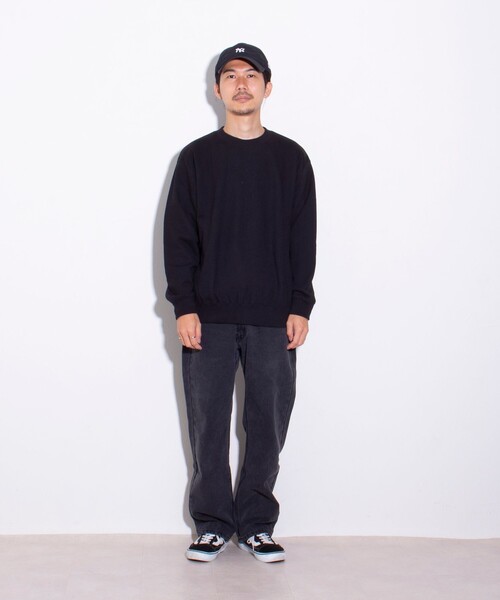 GLOSTER(グロスター)の「【限定展開】【GLOSTER/グロスター】ベーシック クルーネックスウェット プルオーバー 裏パイル(スウェット・メンズ・アッシュグレー/ブラック/サックスブルー/アイボリー・S/M/L)」の16枚目の写真