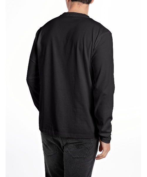 【セール】オープンエンドジャージーモーターサイクルロングTシャツ（Tシャツ/カットソー）｜REPLAY（リプレイ）