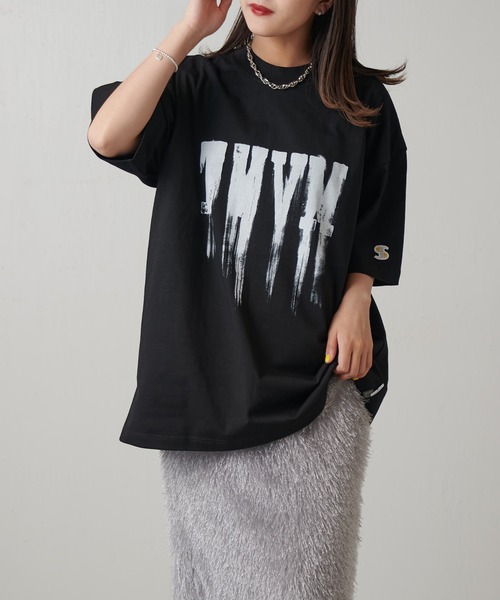 Lui's（ルイス）の「【SUPERTHANKS】TYVM T-shirt 刺繍＆バック