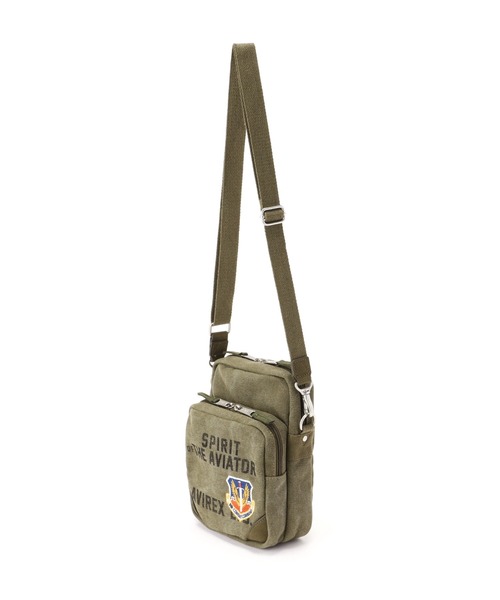 AVIREX(アヴィレックス)の「STENCIL SOULDER BAG/ステンシルショルダーバッグ(ショルダーバッグ・レディース・オリーブ・FREE)」の5枚目の写真