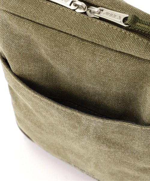 AVIREX(アヴィレックス)の「STENCIL SOULDER BAG/ステンシルショルダーバッグ(ショルダーバッグ・レディース・オリーブ・FREE)」の14枚目の写真