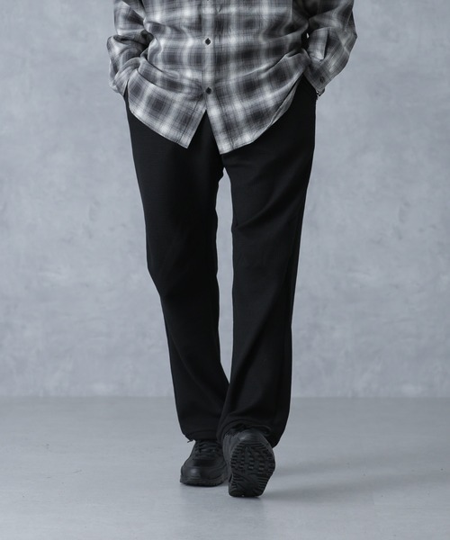 NANO universe（ナノユニバース）の「サマーワッフルイージーパンツ（その他パンツ・メンズ・グレー/ブラック・S/M/L）」の3枚目の写真