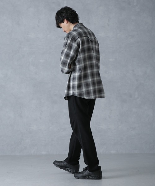 NANO universe（ナノユニバース）の「サマーワッフルイージーパンツ（その他パンツ・メンズ・グレー/ブラック・S/M/L）」の9枚目の写真