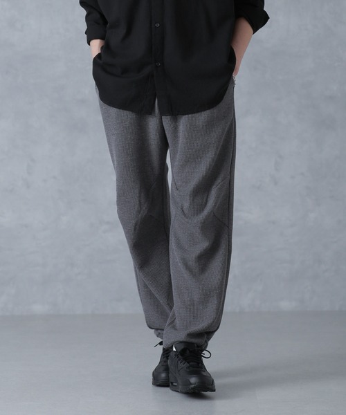 NANO universe（ナノユニバース）の「サマーワッフルイージーパンツ（その他パンツ・メンズ・グレー/ブラック・S/M/L）」の11枚目の写真