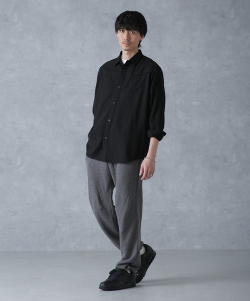 NANO universe（ナノユニバース）の「サマーワッフルイージーパンツ（その他パンツ・メンズ・グレー/ブラック・S/M/L）」の17枚目の写真